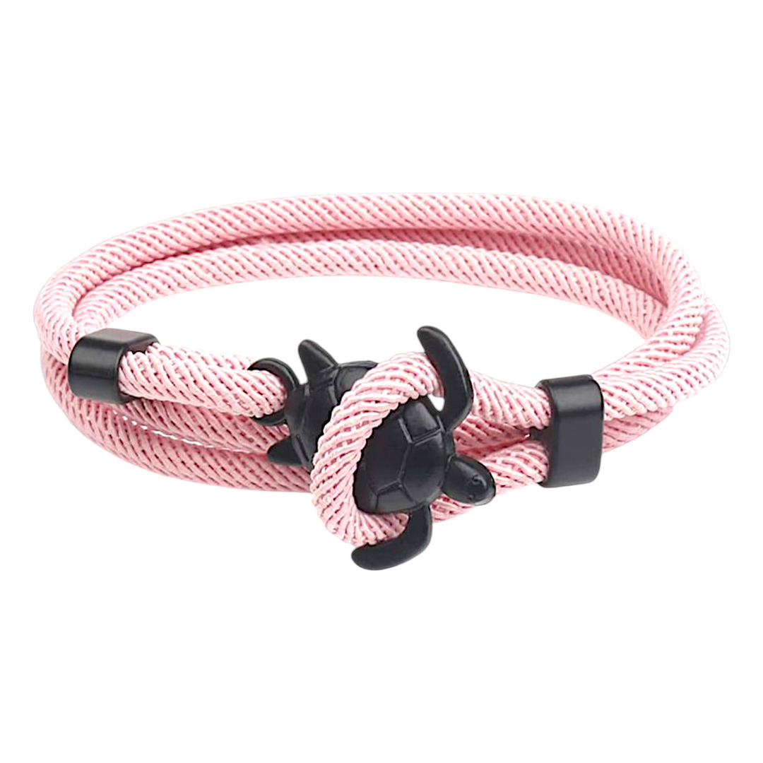 Turtle Hook Pink Bracelet