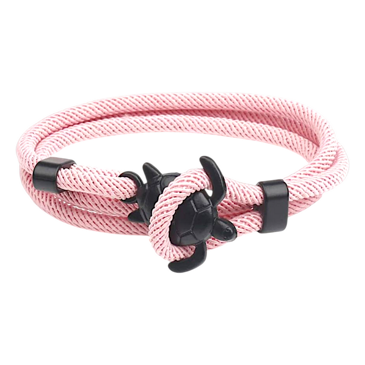 Turtle Hook Pink Bracelet