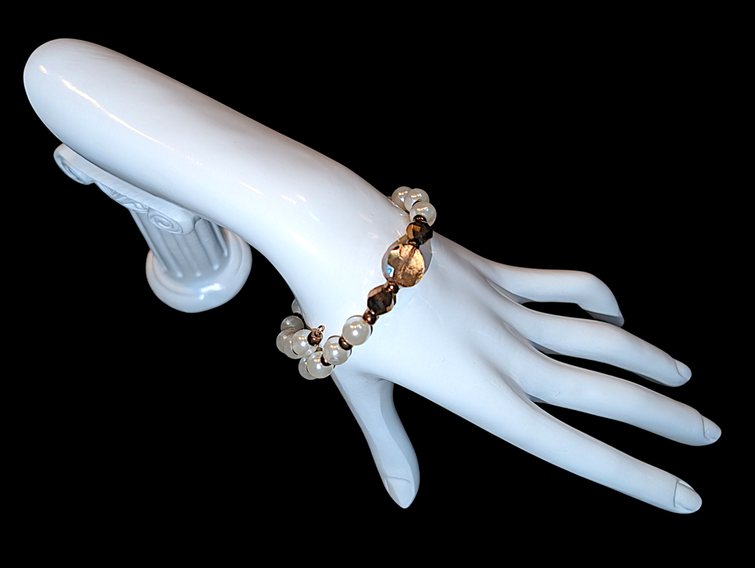 Sepia Pearl Bracelet