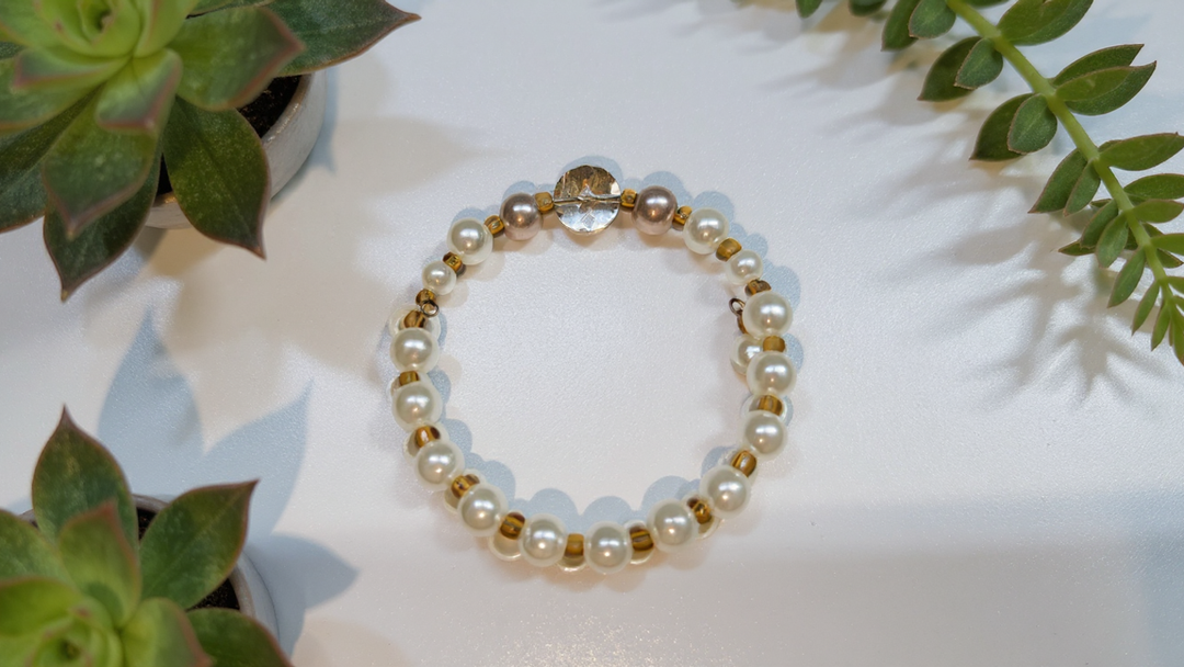 Cinnamon Pearl Bracelet