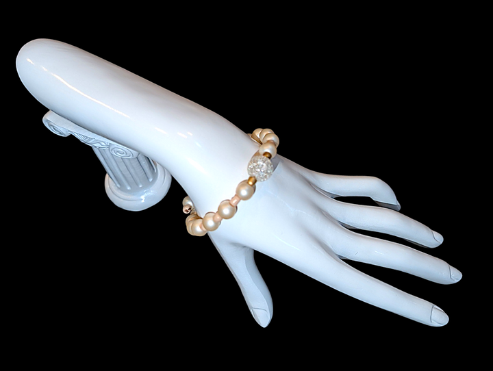 Camel Pearl Bracelet