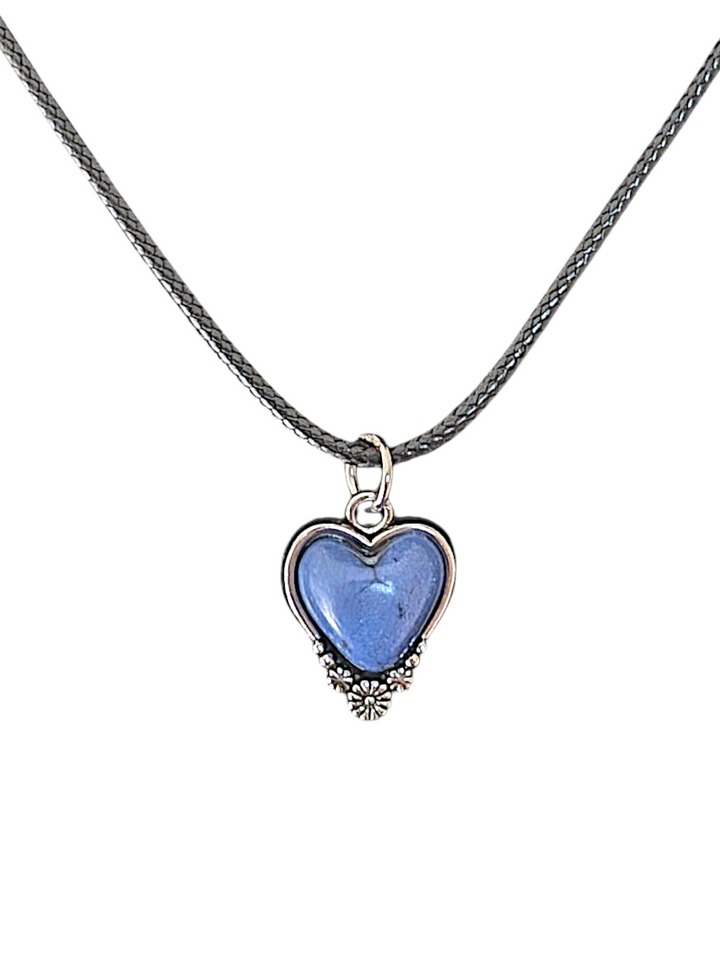 Sapphire Sweetheart Necklace