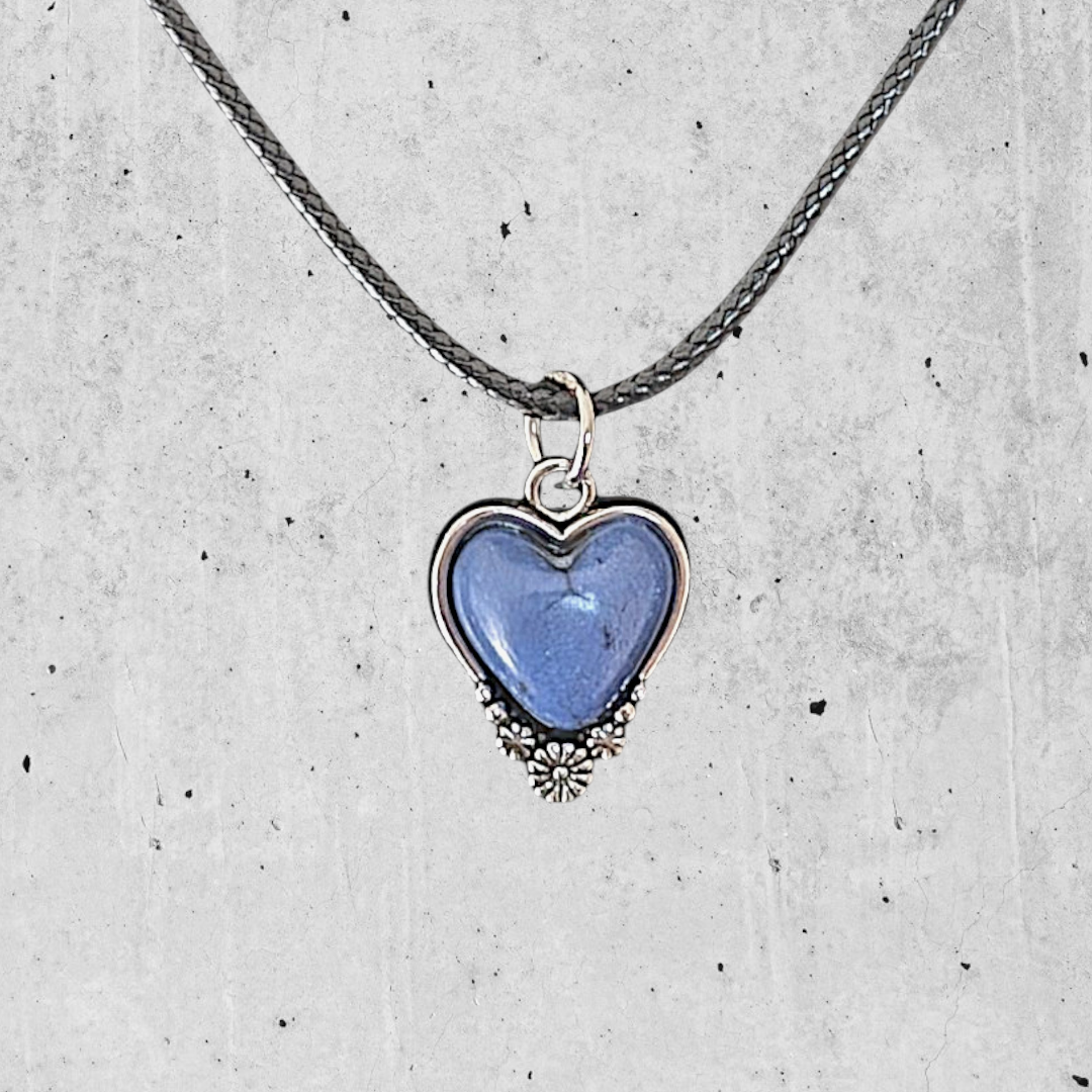 Sapphire Sweetheart Necklace