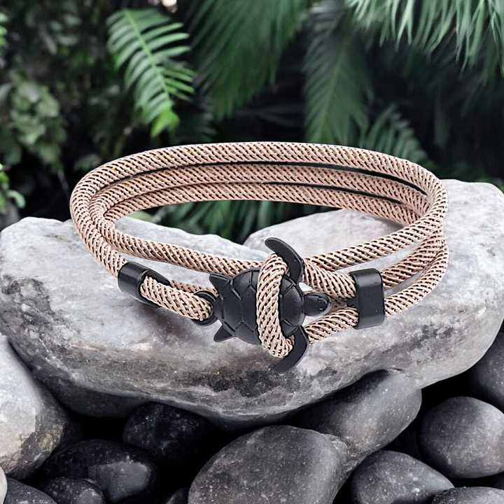 Turtle Hook Tan Bracelet