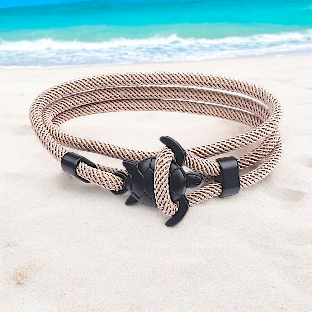 Turtle Hook Tan Bracelet