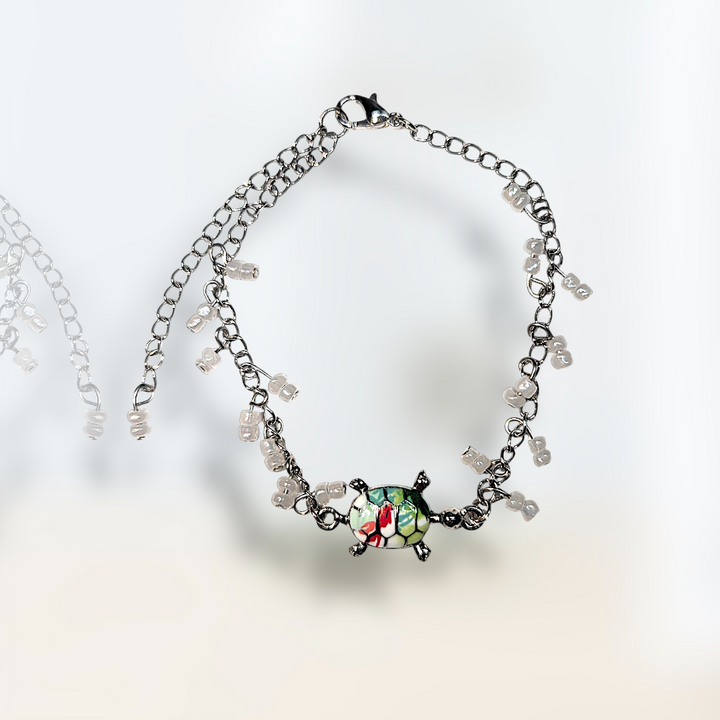 Tropical Sea Turtle Anklet Bracelet
