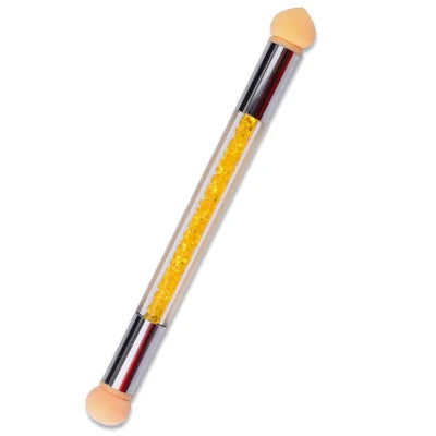 Two Headed Nail Sponge Smudge Stick Nail Brush Manicure Pen Polish Brush Nail Care Decorative Beauty Tools