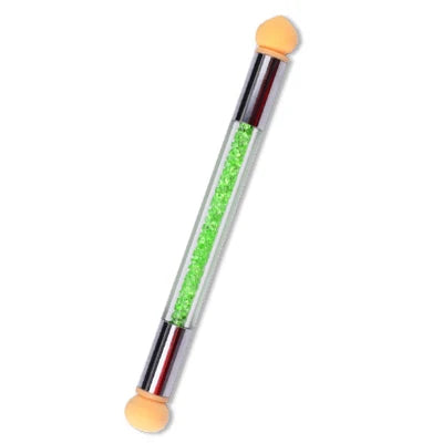 Two Headed Nail Sponge Smudge Stick Nail Brush Manicure Pen Polish Brush Nail Care Decorative Beauty Tools