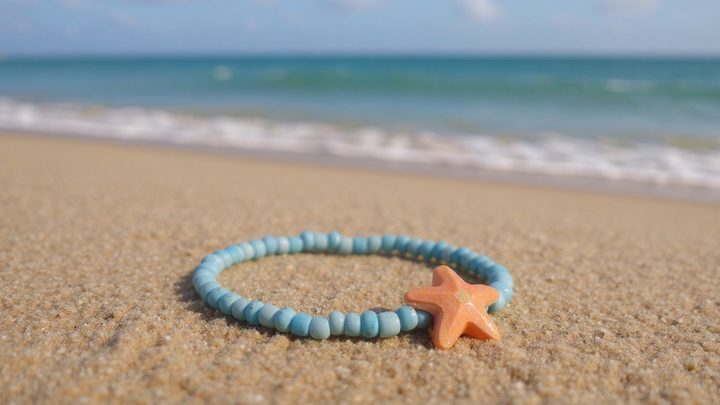 Powder Blue Starfish (Random 3) Bracelet