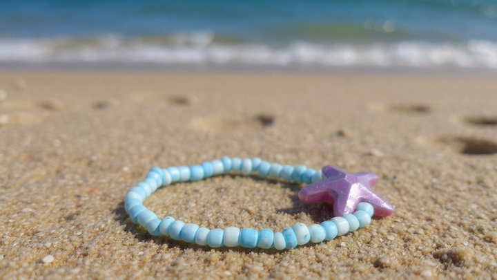 Powder Blue Starfish (Random 3) Bracelet