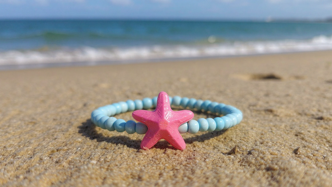 Powder Blue Starfish (Random 3) Bracelet
