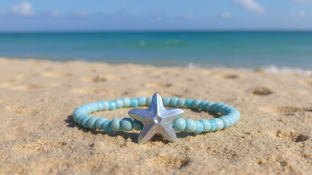 Powder Blue Starfish (Random 3) Bracelet